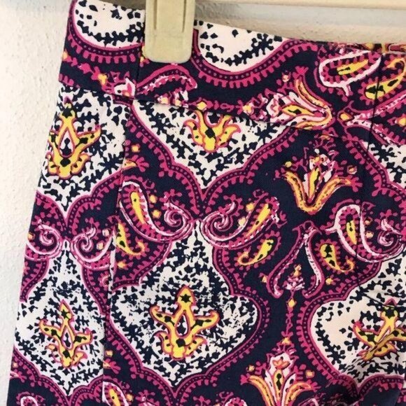 J. Crew Factory Paisley Shorts Size 00 - Picture 2 of 9